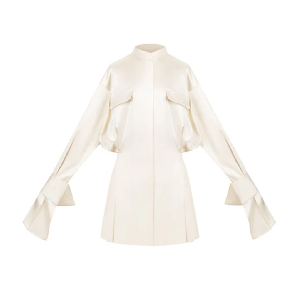 Mr. Mandarin Shirt Dress